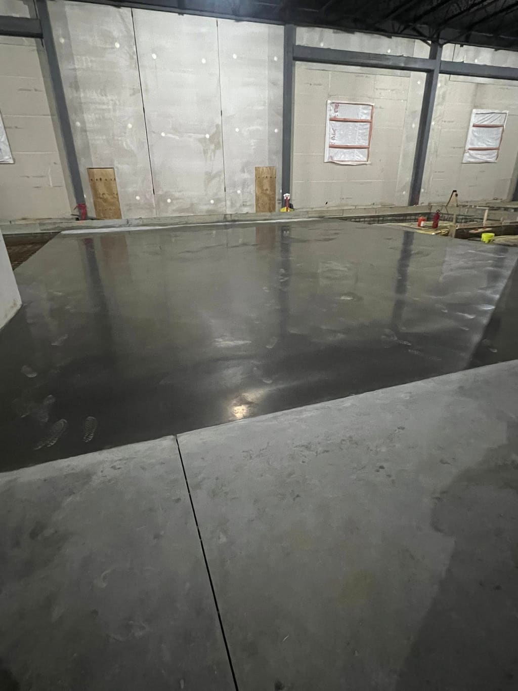 Polished interior slab